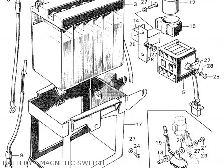 BATTERY - MAGNETIC SWITCH