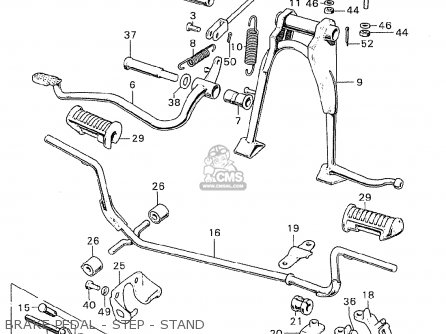 BRAKE PEDAL - STEP - STAND