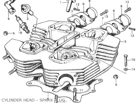 CYLINDER HEAD - SPARK PLUG