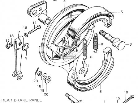 REAR BRAKE PANEL