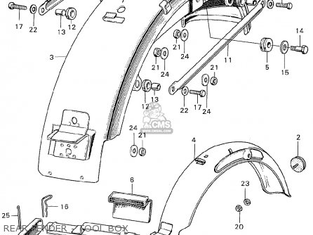 REAR FENDER - TOOL BOX