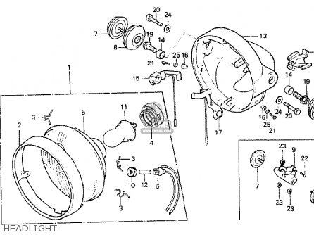 Honda CB250N 1980 (A) ENGLAND parts lists and schematics