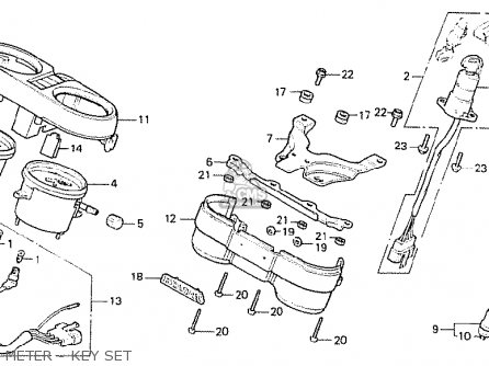 Honda CB250N 1981 (B) AUSTRALIA parts lists and schematics Honda CB250N 1981 (B) AUSTRALIA parts lists and schematics