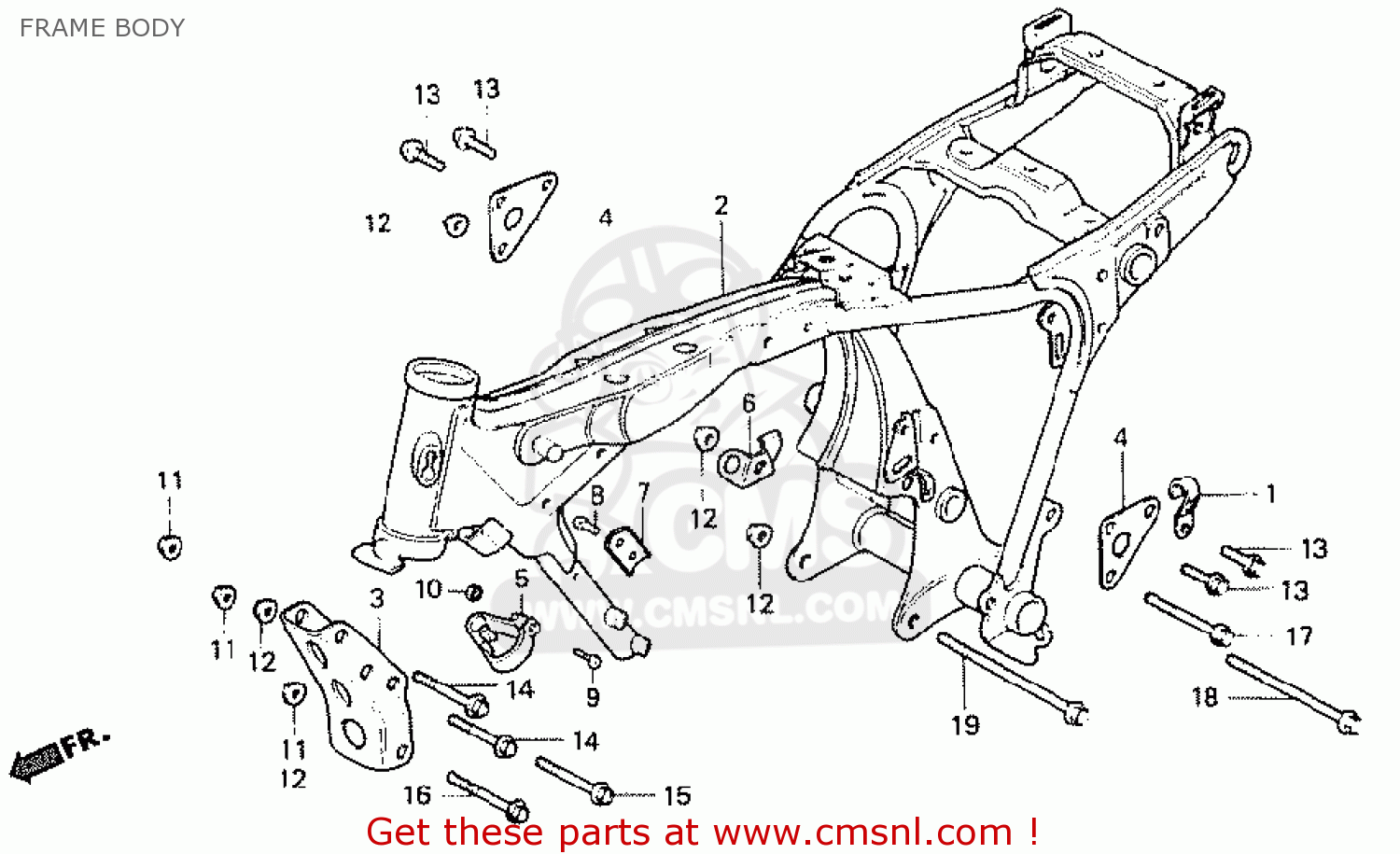 Honda Cb250n 1981 B England Frame Body Buy Frame Body Spares Online