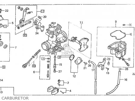 Honda CB250RS 1982 (C) ENGLAND parts lists and schematics