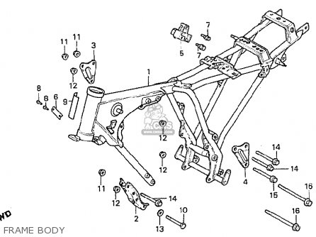 Honda CB250RS 1982 (C) ENGLAND parts lists and schematics