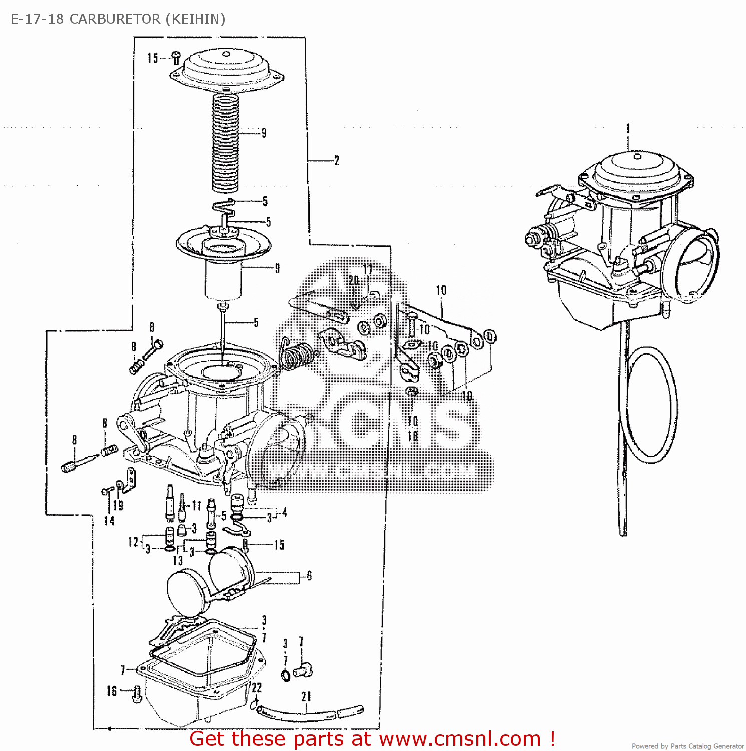 Honda CB350 GENERAL EXPORT parts lists and schematics
