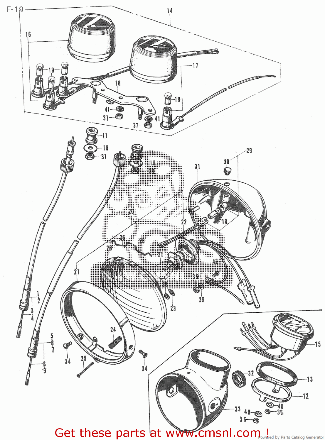 Honda CB350 JAPAN parts lists and schematics