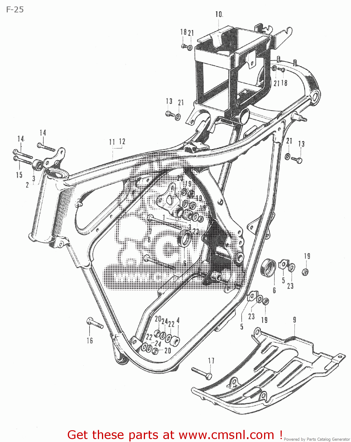 Honda CB350 JAPAN parts lists and schematics