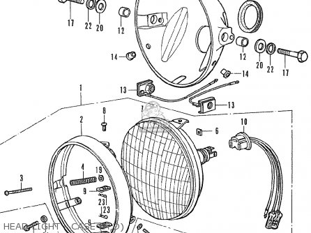 Honda CB350F FOUR GENERAL EXPORT parts lists and schematics cb350f wiring diagram 