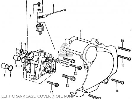 Honda CB350F1 FOUR 1974 USA parts lists and schematics