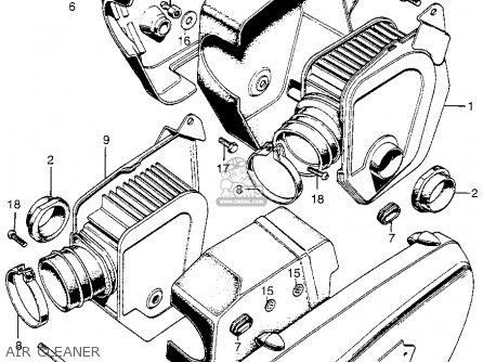Honda CB350G SUPER SPORT 1973 USA parts lists and schematics