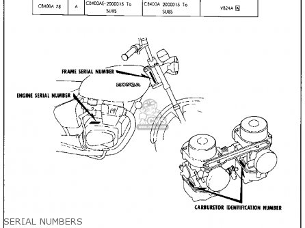 Honda Cb400a Hawk Hondamatic 1978 Usa Parts Lists And
