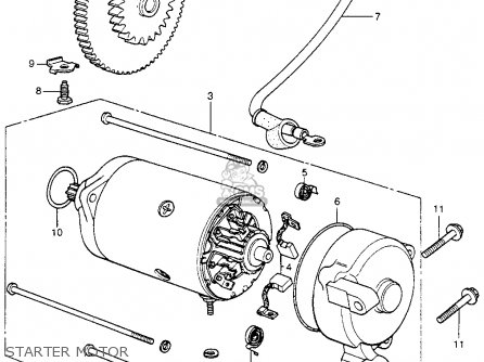 Honda CB400F 1976 USA parts lists and schematics