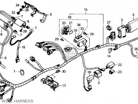 Honda CB400F 1990 (L) USA parts lists and schematics