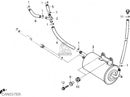 Honda CB400F CB1 1989 (K) USA parts lists and schematics