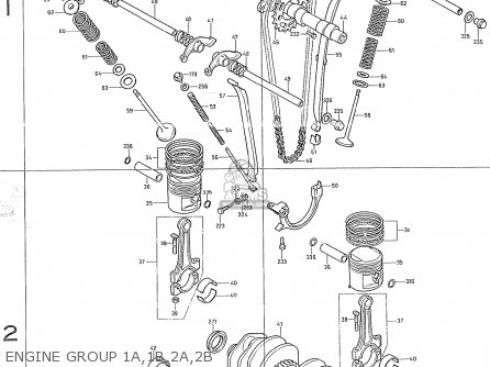 ENGINE GROUP 1A,1B,2A,2B - CB400F FRANCE