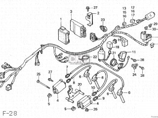 Honda CB400F SUPER FOUR TYPE II 1992 (N) JAPAN NC31-100 parts lists and ...