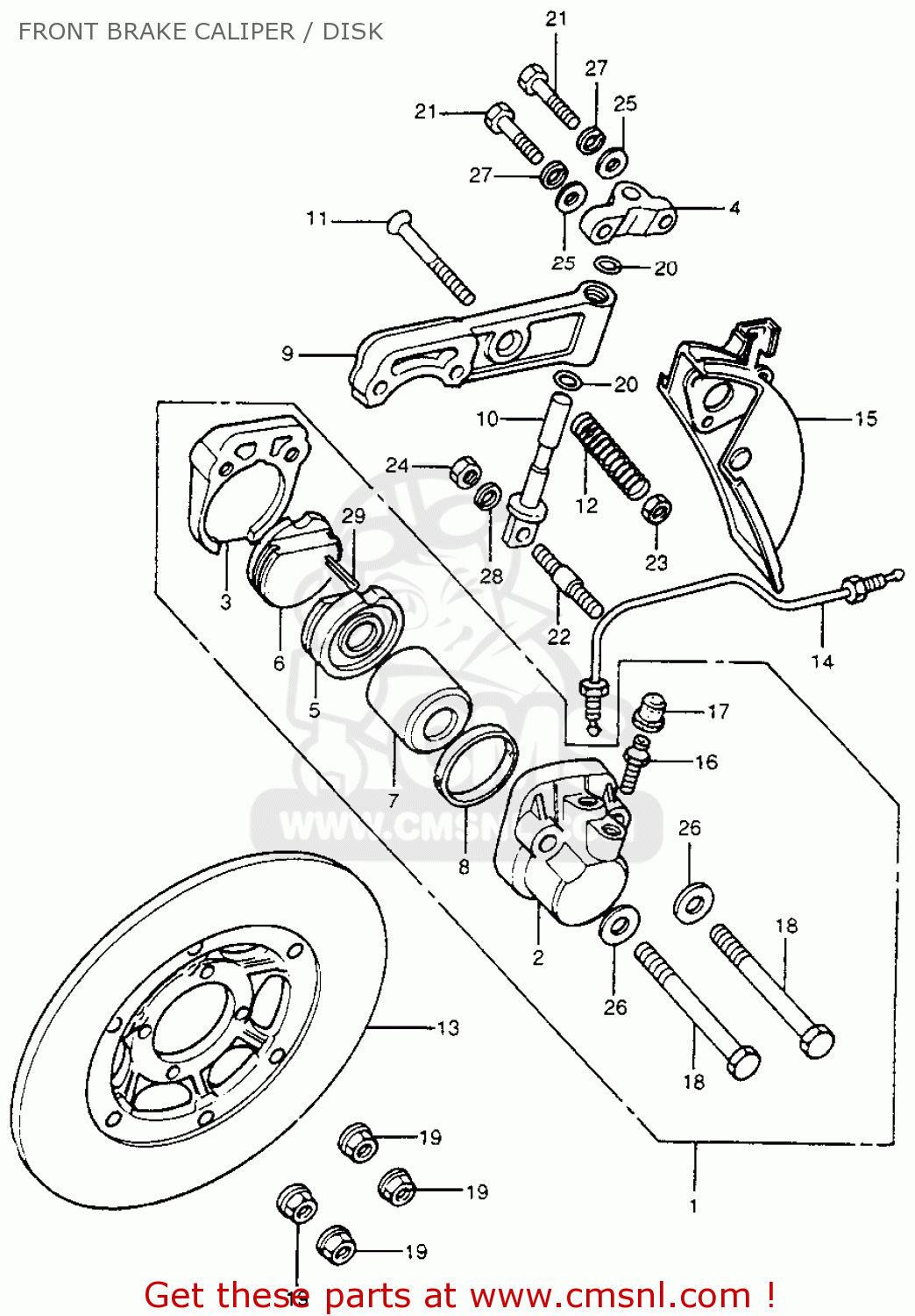 Honda CB400F 75-77 New Clutch & Front Brake Lever Set 400/4 CB400 