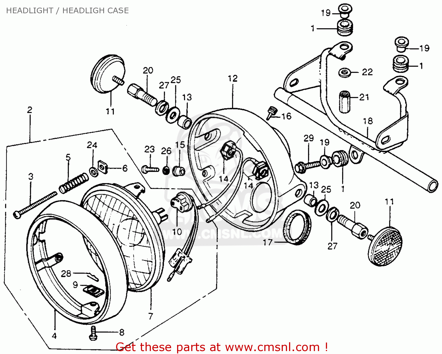 Honda Honda CB400F SUPER SPORT 400 FOUR 1975 CB400FK0 USA parts lists