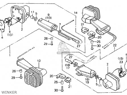 Honda CB400N 1980 (A) AUSTRALIA parts lists and schematics