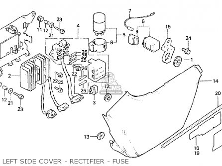 Honda CB400N 1980 (A) EUROPEAN DIRECT SALES parts lists and schematics