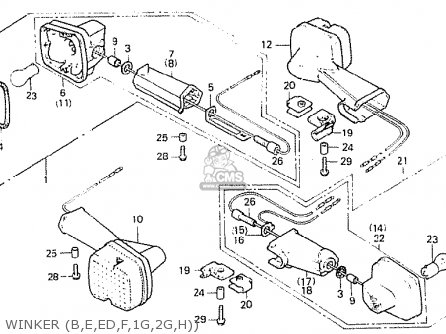 Honda CB400N 1981 (B) NETHERLANDS parts lists and schematics