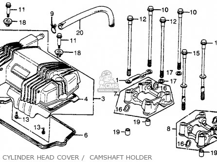 Honda CB400T HAWK 1980 (A) USA parts lists and schematics