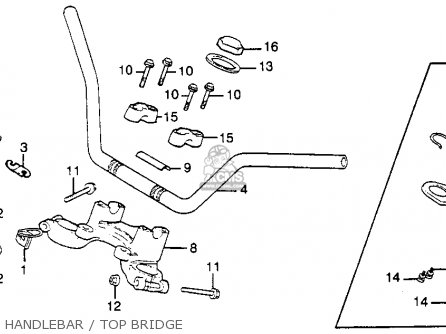 Honda CB400T HAWK 1980 (A) USA parts lists and schematics