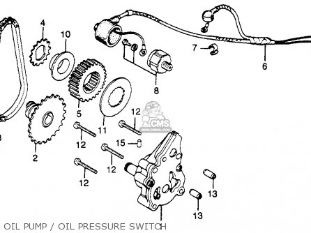 Honda CB400T HAWK 1980 (A) USA parts lists and schematics