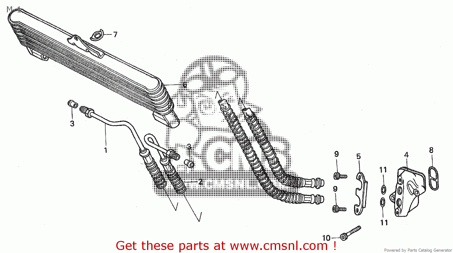 Honda CB450 BRAZIL M-1 - buy M-1 spares online