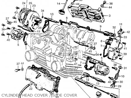 Honda CB450K0 BLACK BOMBER 1965 USA parts lists and schematics