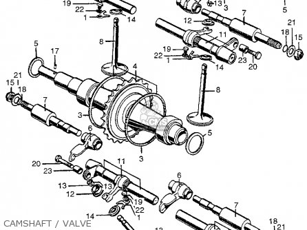 Honda CB450K1 1968 USA parts lists and schematics