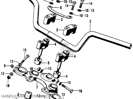 HANDLEBAR / TOP BRIDGE