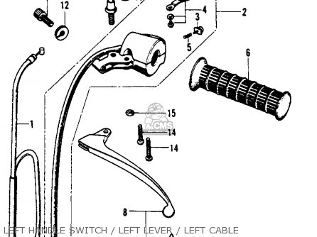 LEFT HANDLE SWITCH / LEFT LEVER / LEFT CABLE