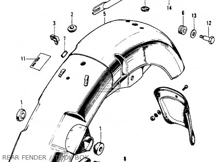 REAR FENDER / TOOL BOX