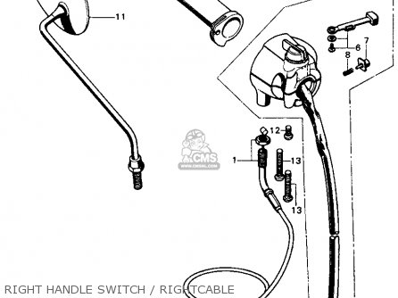 RIGHT HANDLE SWITCH / RIGHTCABLE