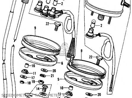 SPEEDOMETER / TACHOMETER K5