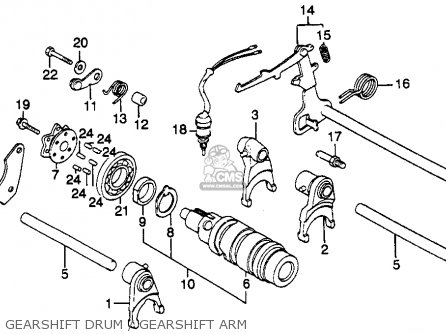 Honda CB450SC NIGHTHAWK 1982 (C) USA parts lists and schematics