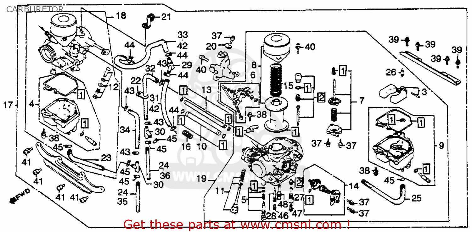 Honda CB450SC NIGHTHAWK 450 1983 (D) USA CARBURETOR - buy ... 4x12 wiring diagram 