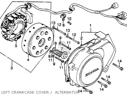 Honda CB450SC NIGHTHAWK 450 1983 (D) USA parts lists and schematics