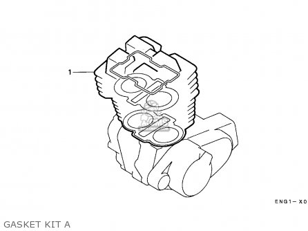 GASKET KIT A - CB500 1994 (R)  FRANCE / KPH