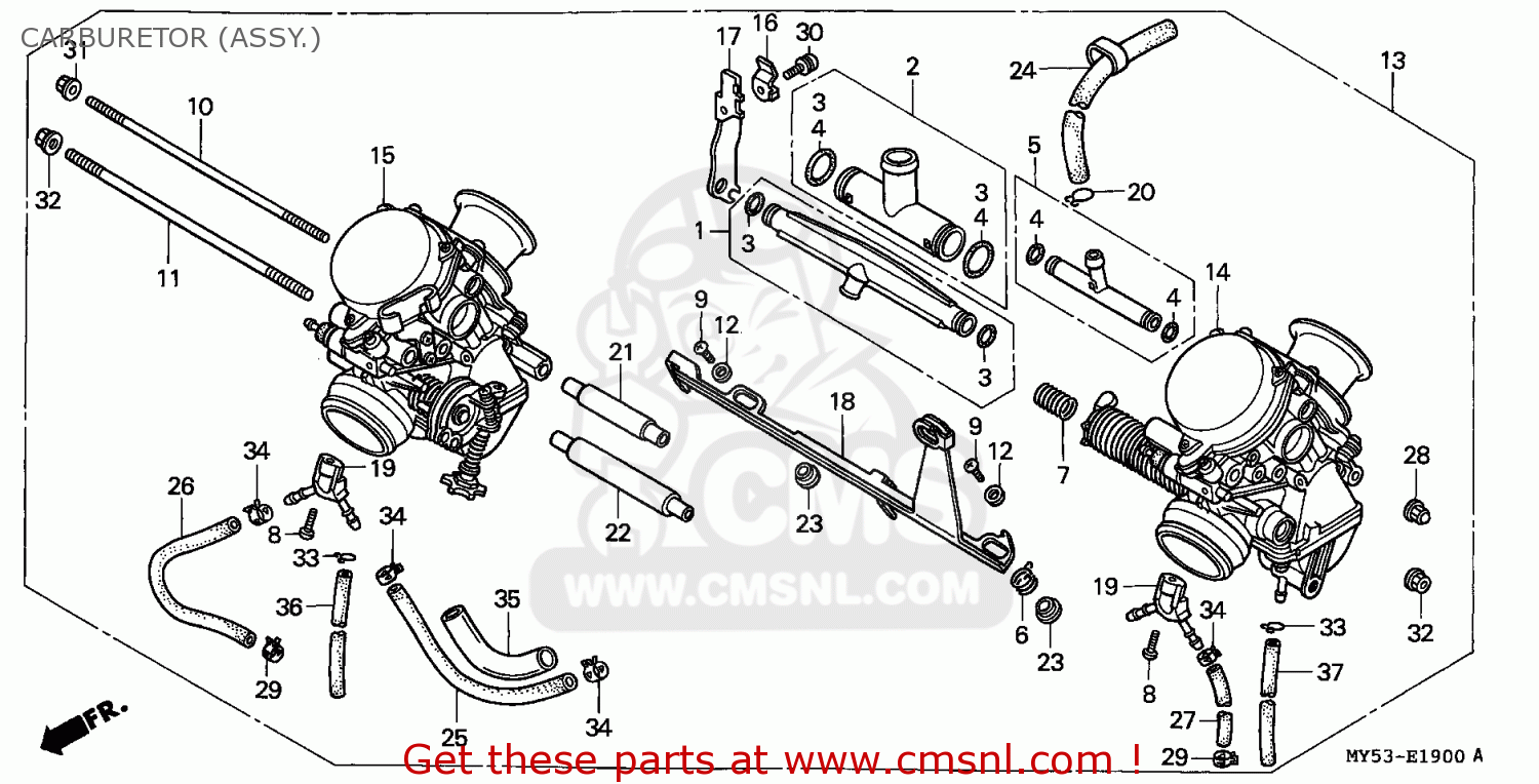 Kit De 36 Pernos Allen De Acero Inoxidable Para Cubiertas De Motor Honda CB500 (1994-2002)