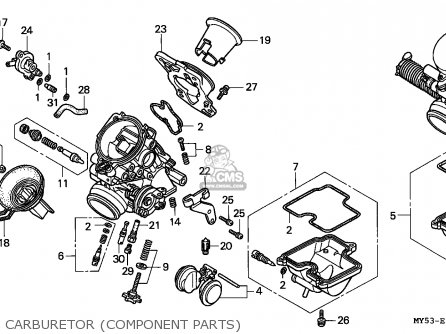 Honda Cb500 1994 (r) / Kph parts list partsmanual partsfiche