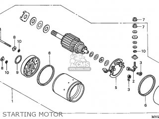 Honda CB500 2002 (2) ENGLAND parts lists and schematics