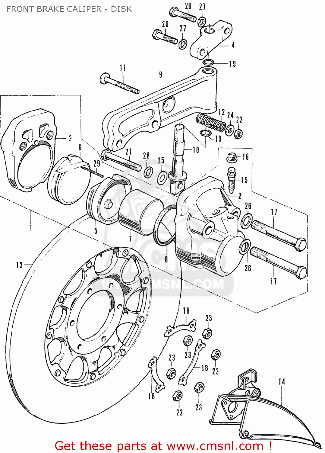 honda cb trigger disc brake price
