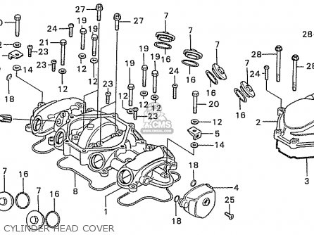 CYLINDER HEAD COVER - CB500K3 FOUR EUROPEAN DIRECT SALES