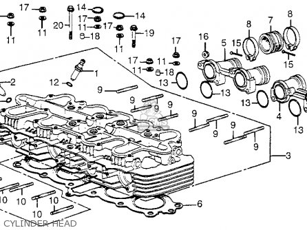 honda cb550 four cb550k3 1977 usa parts lists and schematics