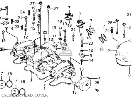 Honda CB550 SUPER SPORT 550 FOUR CB550F2 1977 USA parts lists and schematics