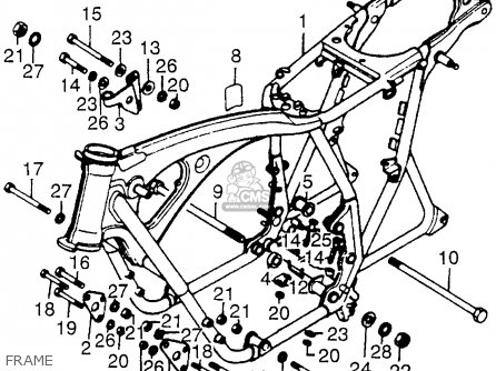 Honda CB550F SUPER SPORT 550 FOUR 1976 USA parts lists and schematics